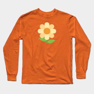 Big Yellow Flower Long Sleeve T-Shirt